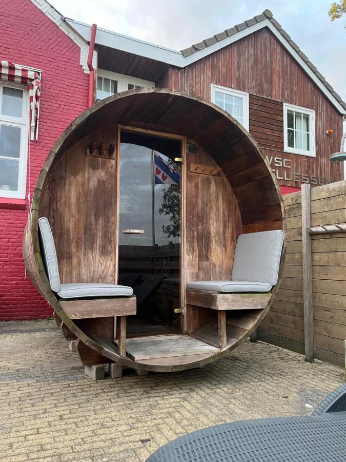 Landzicht Vakantiehuis Aan De Fluessen Elahuizen ภายนอก รูปภาพ
